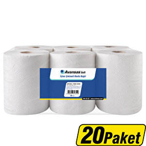 Avansas Soft İçten Çekmeli Kağıt Havlu 6'lı x 20 Paket Çok Al Az Öde buyuk 1