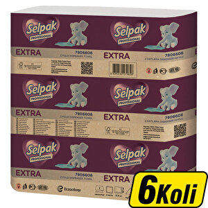 Selpak Professional Extra Z Katlama Dispenser Havlu 200 Yaprak (72 Paket) 6 Koli Çok Al Az Öde buyuk 1