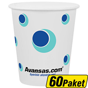 Avansas Karton Bardak 7 Oz 50'li x 60 Paket Çok Al Az Öde buyuk 1