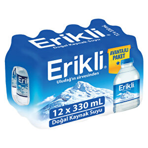 Erikli Doğal Kaynak Suyu 12 x 330 ml Pet Şişe 12'li x 10 Paket Çok Al Az Öde buyuk 4