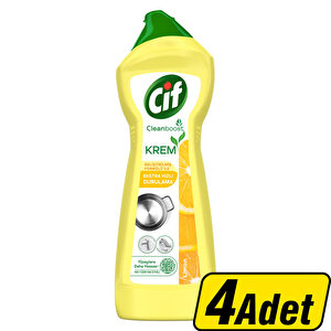 Cif Krem Yüzey Temizleyici Limon 750 ml - 4 Adet Çok Al Az Öde buyuk 1