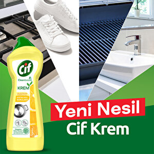 Cif Krem Yüzey Temizleyici Limon 750 ml - 4 Adet Çok Al Az Öde buyuk 2