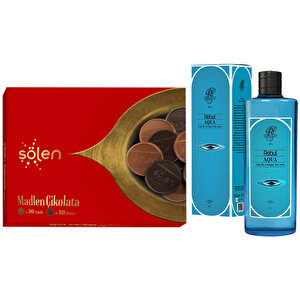 Şölen Madlen Sütlü Bitter Çikolata 250 g + Rebul Aqua Kolonya 250 ml buyuk 1