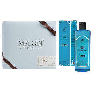 Melodi Madlen Çikolata 600 g + Rebul Aqua Kolonya 250 ml