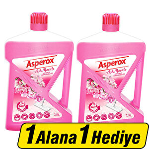 Asperox Parfümlü Yüzey Temizleyici Aşk Masalı Manolya&Frezya 2,5 litre 1 Alana 1 Hediye buyuk 1