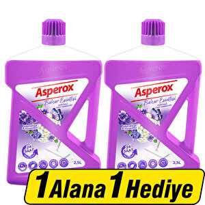 Asperox Parfümlü Yüzey Temizleyici Bahar Esintisi Menekşe&Yasemin 2,5 litre 1 Alana 1 Hediye buyuk 1