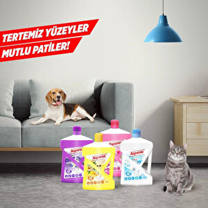 Asperox Parfümlü Yüzey Temizleyici Temizliğin Kokusu Beyaz Sabun 2,5 litre 1 Alana 1 Hediye buyuk 4