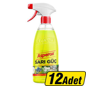 Asperox Sarı Güç Sprey 1 litre x 12 Adet - Koliyle Al Kazan