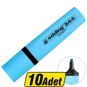 Edding 344 Fosforlu Kalem Mavi 10 Al 8 Öde