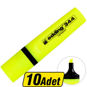 Edding 344 Fosforlu Kalem Sarı 10 Al 8 Öde