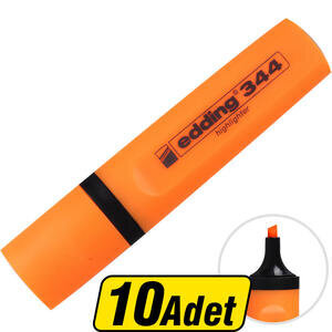 Edding 344 Fosforlu Kalem Turuncu 10 Al 8 Öde
