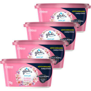 Glade Mini Jel Floral Buket 70 g x 4 Adet Çok Al Az Öde