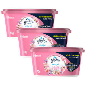 Glade Mini Jel Floral Buket 70 g x 3 Adet Çok Al Az Öde