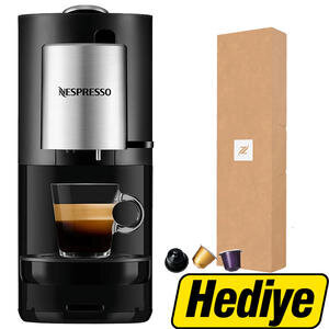 Nespresso Atelier S85 Kapsül Kahve Makinesi Siyah + Kapsül Seti Hediye