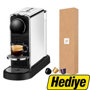Nespresso C140 Kapsül Kahve Makinesi Citiz Platinum + Kapsül Seti Hediye