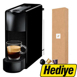 Nespresso C30 Essenza Mini Kapsül Kahve Makinesi Siyah + Kapsül Seti Hediye