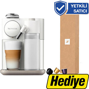 Nespresso F541 Gran Lattissima Kahve Makinesi Beyaz + Kapsül Seti