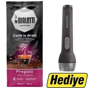 Bialetti Pregiato (Milano) Çekirdek Kahve 1000 g Alımında Philips El Feneri Sfl3175 Hediye
