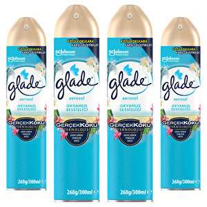 Glade Aerosol Oda Kokusu Okyanus Sessizliği 300 ml x 4 Adet Çok Al Az Öde