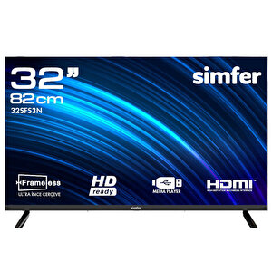 Simfer 32SFS3N HD 32" 82 Ekran Uydu Alıcılı LED TV