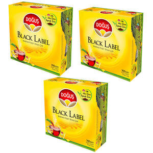 Doğuş Black Label Bardak Poşet Çay 100'lü x 3 Paket - 3 Al 2 Öde