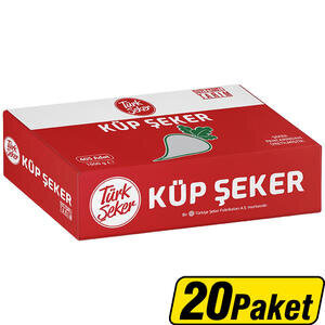 Türkşeker Küp Şeker 1 kg x 20 Paket (1 Koli) Çok Al Az Öde