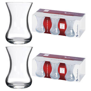 Paşabahçe 42381 İnce Belli Çay Bardağı125 ml 6 x 2 Paket - Çok Al Az Öde