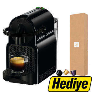 Nespresso Inissia D40 Kapsül Kahve Makinesi Siyah + Kapsül Seti Hediye