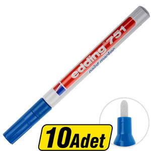 Edding 751 Boya Marker Kalem Mavi 10 Al 8 Öde