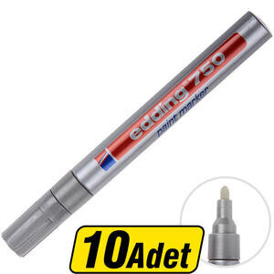 Edding 750 Boya Marker Kalem Gümüş 10 Al 8 Öde