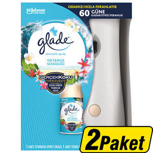 Glade Elektrikli Kit + Oda Kokusu Okyanus Sessizliği 269 ml x 2 Paket - Çok Al Az Öde