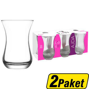 Lav AJD315E Ajda Çay Bardağı 165 ml 6'lı x 2 Paket - Çok Al Az Öde