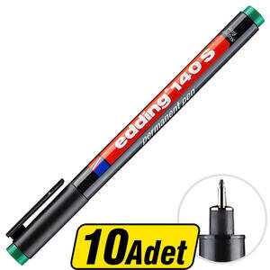 Edding 140S Permanent Asetat Kalem Yeşil S Uç 10 Al 8 Öde