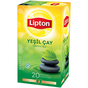 Lipton Sade Yeşil Bardak Poşet Çay 20'li buyuk 2