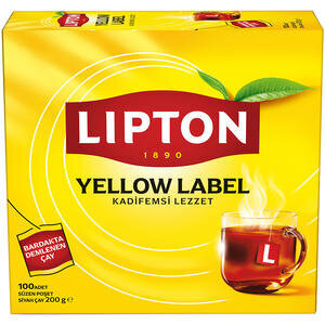 Lipton Yellow Label Bardak Poşet Çay 100'lü