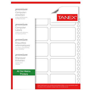 Tanex Tn-0018 Sürekli Form Etiketi 35 mm x 77 mm buyuk 2