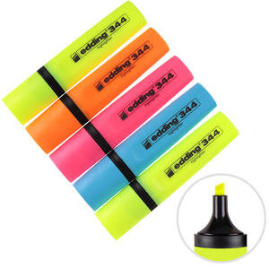 Edding 344 Renkli Fosforlu Kalem 5 Renk