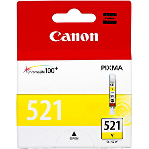 Canon 521 Sarı (Yellow ) Kartuş (CLI-521Y) buyuk 1