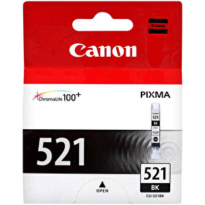 Canon 521 Siyah (Black) Kartuş (CLI-521BK) buyuk 1