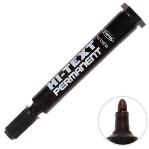 Hi-Text PB 830 Permanent Marker Koli Kalemi Yuvarlak Uç Siyah