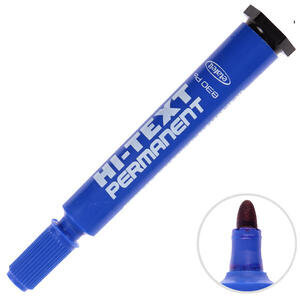 Hi-Text PB 830 Permanent Marker Koli Kalemi Yuvarlak Uç Mavi