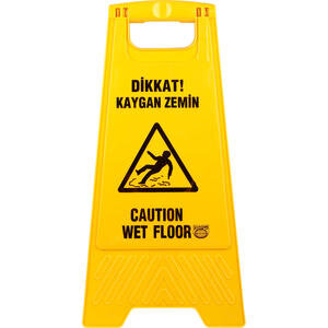 Kaygan Zemin PVC Uyarı Levhası 63 cm x 30 cm
