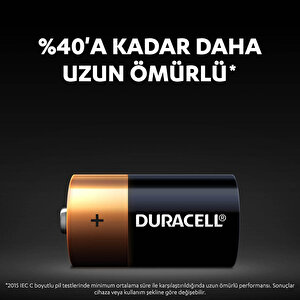 Duracell Alkalin C Piller, 2’li paket buyuk 3