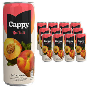 Cappy Kutu Şeftali Meyve Suyu 330 ml 12'li