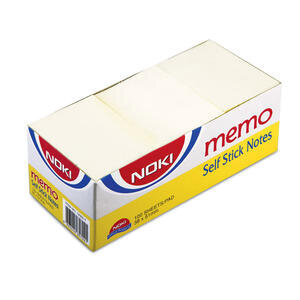Noki Memo 12005Y Yapışkanlı Not Kağıdı 38 mm x51 mm Sarı 12 x 100 Yaprak