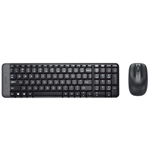 Logitech MK220 Kablosuz Türkçe Klavye Mouse Seti - Siyah buyuk 1