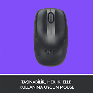 Logitech MK220 Kablosuz Türkçe Klavye Mouse Seti - Siyah buyuk 4