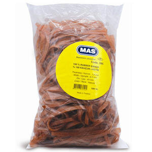 Mas 395 Geniş Paket Lastiği % 100 Kauçuk 500 gr