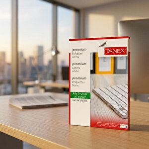 Tanex Tw-2014 Beyaz Etiket 99.1 mm x 38.1 mm Fiyatı | Avansas