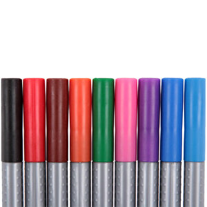 Faber-Castell Grip Finepen 0.4 mm Keçeli Kalem Plastik Karışık Renkli 10'lu Paket buyuk 4